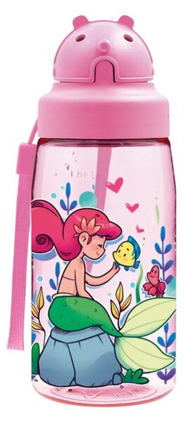 Παγούρι 450ml Με Καλαμάκι Laken The Little Mermaid