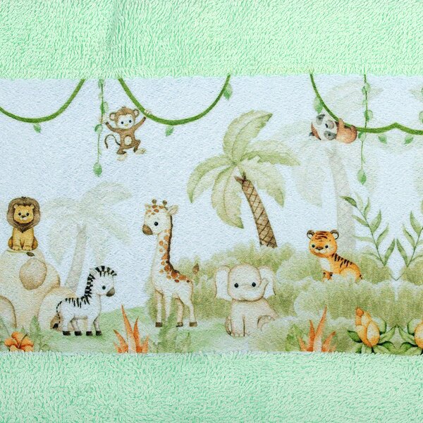 Παιδικές Πετσέτες (Σετ 2τμχ) Dimcol Jungle 352 Mint