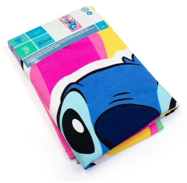 Παιδική Πετσέτα Θαλάσσης Microfiber (70x140) Dimcol Lilo & Stitch 188 Pink