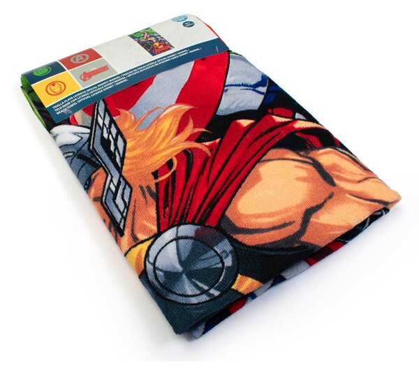 Παιδική Πετσέτα Θαλάσσης Microfiber (70x140) Dimcol Avengers 670 Blue