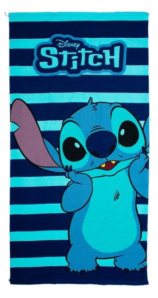 Παιδική Πετσέτα Θαλάσσης Microfiber (70x140) Dimcol Lilo & Stitch 187 Dark Blue