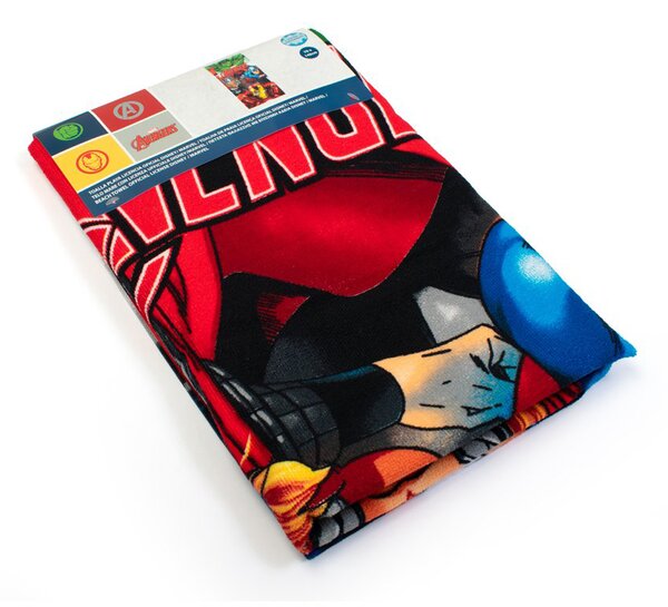 Παιδική Πετσέτα Θαλάσσης Microfiber (70x140) Dimcol Avengers 185 White