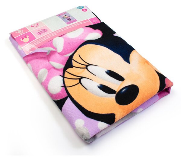Παιδική Πετσέτα Θαλάσσης Microfiber (70x140) Dimcol Minnie 180 Lilac