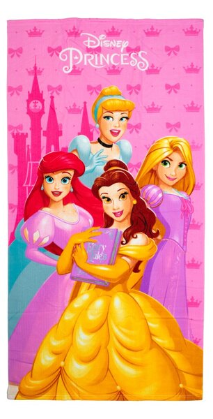 Παιδική Πετσέτα Θαλάσσης Microfiber (70x140) Dimcol Princess 191 Baby Pink