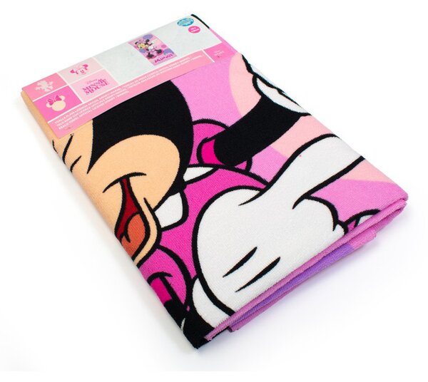 Παιδική Πετσέτα Θαλάσσης Microfiber (70x140) Dimcol Minnie 182 Pastel Lilac