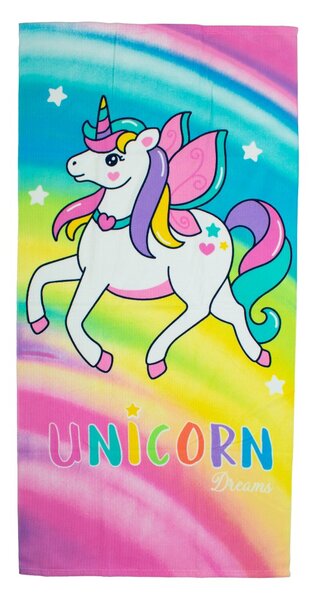 Παιδική Πετσέτα Θαλάσσης Microfiber (70x140) Dimcol Unicorn 458 Multi
