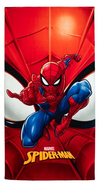 Παιδική Πετσέτα Θαλάσσης Microfiber (70x140) Dimcol Spider-Man 669 Red