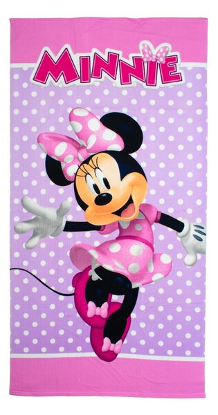 Παιδική Πετσέτα Θαλάσσης Microfiber (70x140) Dimcol Minnie 180 Lilac