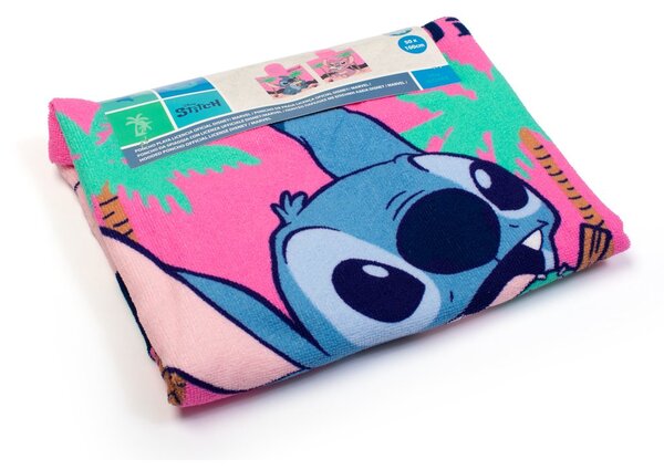 Παιδικό Πόντσο (50x100) Dimcol Lilo & Stitch 195 Baby Pink