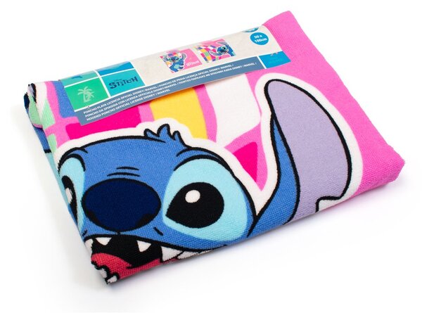 Παιδικό Πόντσο (50x100) Dimcol Lilo & Stitch 275 Pink
