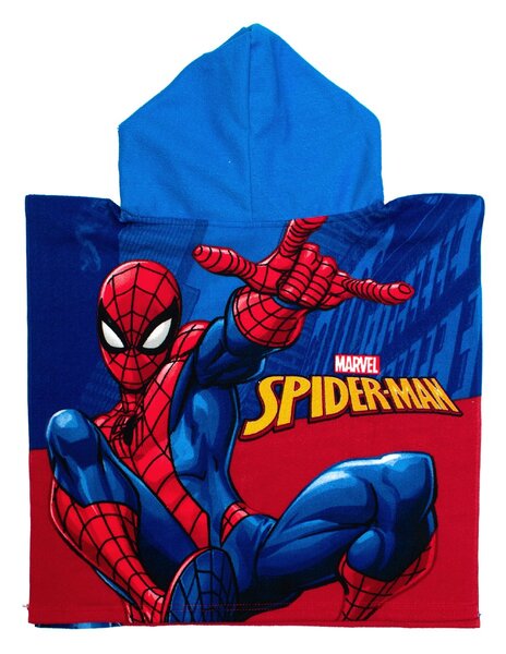 Παιδικό Πόντσο (50x100) Dimcol Spider-Man 197 Blue