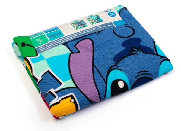 Παιδικό Πόντσο (50x100) Dimcol Lilo & Stitch 196 Aqua-Sky Blue