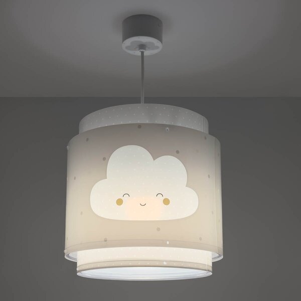 Παιδικό Φωτιστικό Οροφής Μονόφωτο Ango Baby Dreams Grey 76012ME