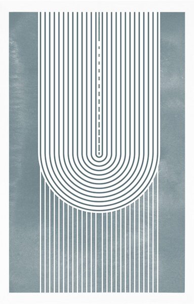 Αφίσα boho ουράνιο τόξο Mid-Century