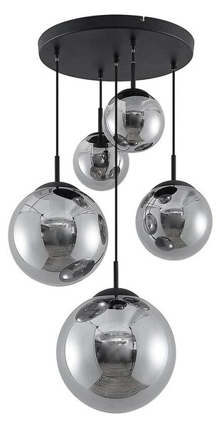 Lindby - Teeja 5 Cluster Pendant Smoke Lindby