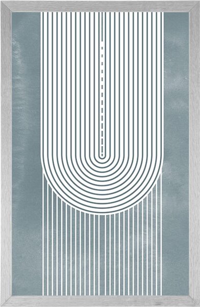 Αφίσα boho ουράνιο τόξο Mid-Century