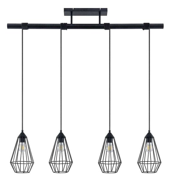 Lindby - Remus 4 Pendant Black Lindby