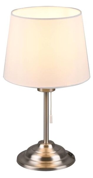 Lindby - Alomira Table Lamp H32 Nickel/White Lindby