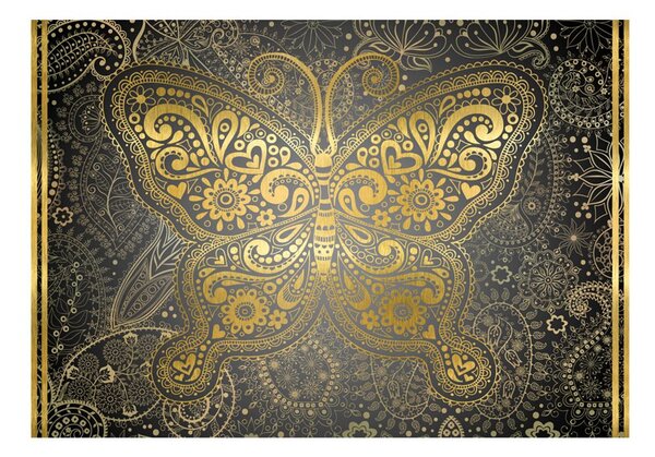 Φωτοταπετσαρία χρυσή πεταλούδα - Golden Butterfly