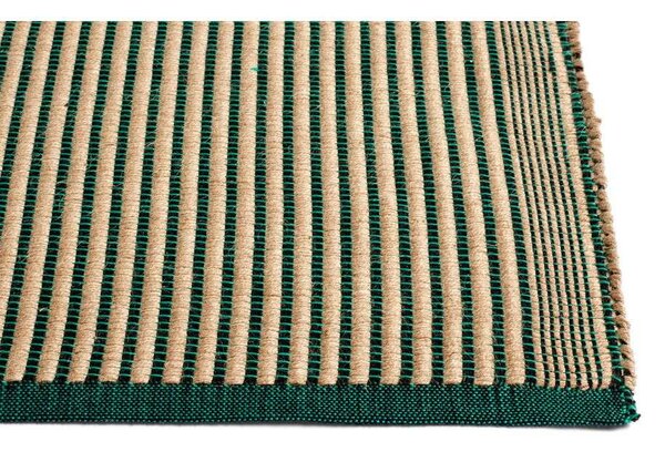 HAY - Tapis Rug 80 x 200 Black/Green HAY