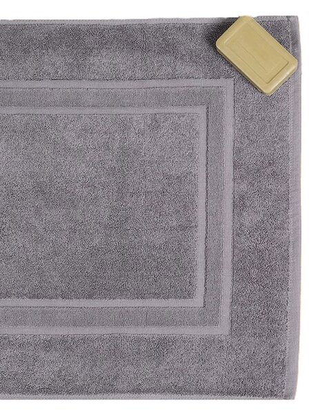 Πετσετέ Πατάκι (50x70) Hotel Διπλή Κορνίζα Silver 700gr/m2