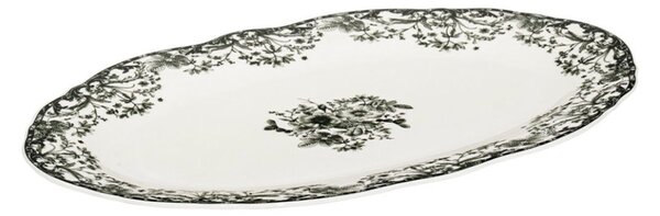 Πιατέλα Σερβιρίσματος Οβάλ (30x20) Estia Reverie Green 07-38779