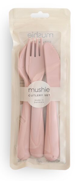 Πιρούνι-Μαχαίρι-Κουτάλι (Σετ) Mushie Blush 66-101336