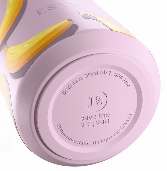 Ποτήρι Θερμός 360ml Estia Save The Aegean Lens Banana Mood 01-43063
