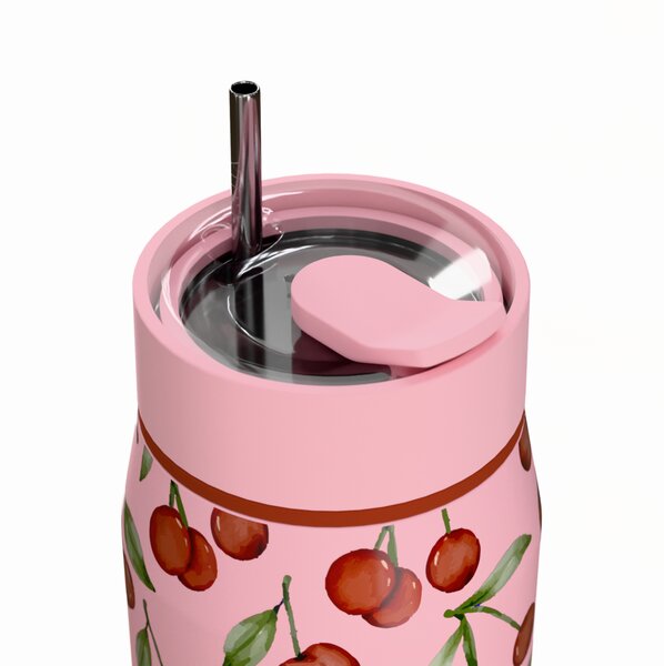 Ποτήρι Θερμός 360ml Estia Save The Aegean Lens Cherry Rose 01-42882