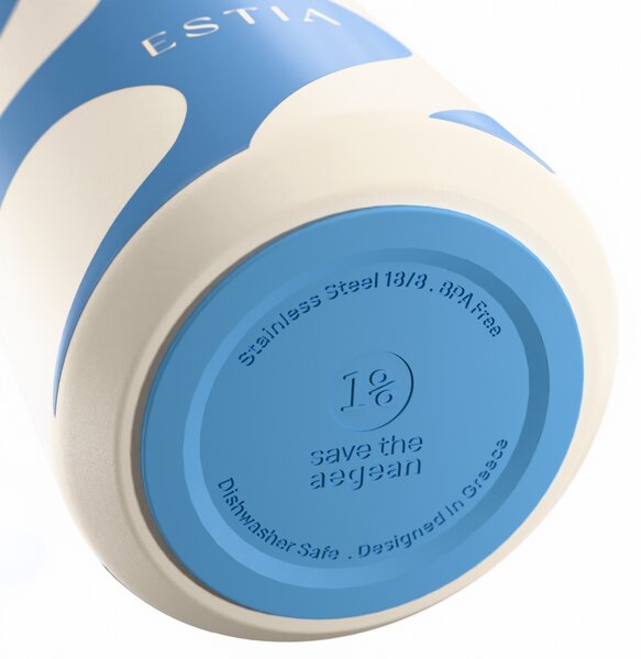 Ποτήρι Θερμός 360ml Estia Save The Aegean Lens Ocean Waves 01-43032