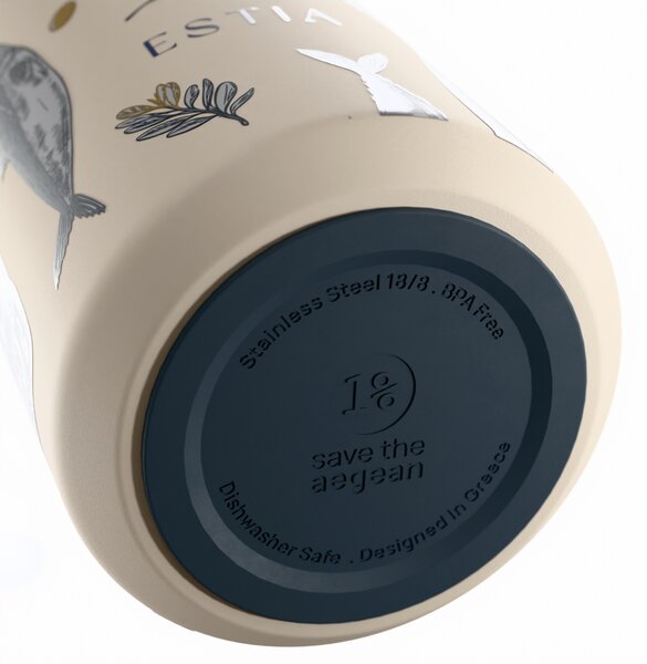 Ποτήρι Θερμός 360ml Estia Save The Aegean Lens Salt Life 01-43018