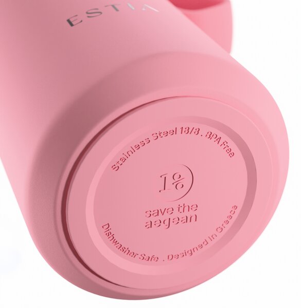 Ποτήρι Θερμός 360ml Estia Save The Aegean Pulse Rose 01-42721