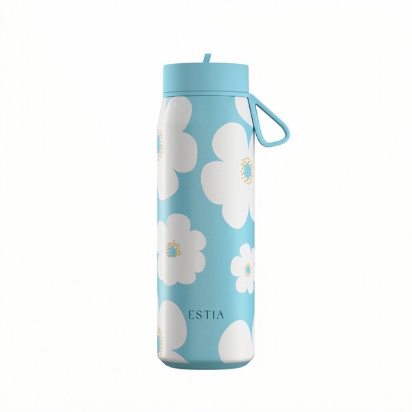 Ποτήρι Θερμός 500ml Estia Save The Aegean Pulse Blue Daisy 01-42646
