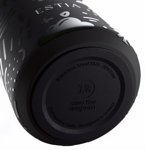 Ποτήρι Θερμός 500ml Estia Save The Aegean Pulse Noir Echo 01-42509