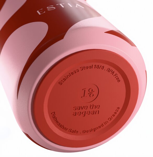 Ποτήρι Θερμός 500ml Estia Save The Aegean Pulse Coral Waves 01-42615