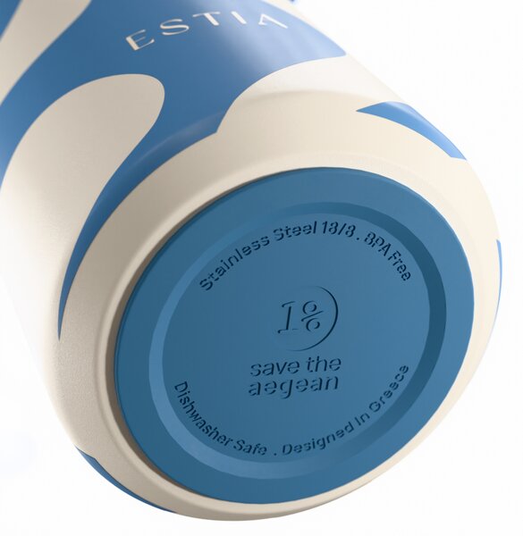 Ποτήρι Θερμός 500ml Estia Save The Aegean Pulse Ocean Waves 01-42608