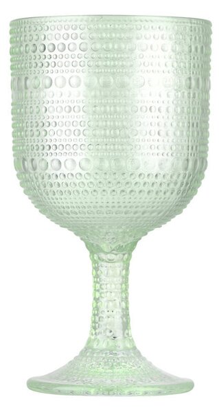 Ποτήρι Κρασιού 375ml Κολωνάτο Estia Dots Πράσινο 07-39523