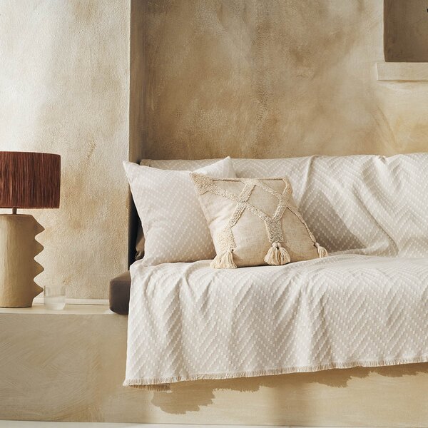 Ριχτάρι Tετραθέσιου Καναπέ (180x350) Gofis Home Ori Natural Beige 401/06