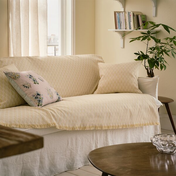 Ριχτάρι Καναπέ Διθέσιου (180x250) Gofis Home Fianna Pollen Yellow 328/04