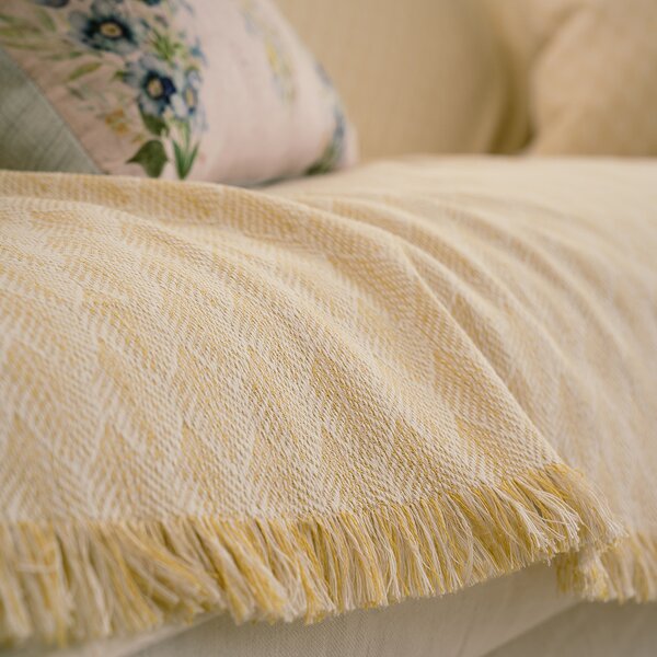 Ριχτάρι Καναπέ Διθέσιου (180x250) Gofis Home Fianna Pollen Yellow 328/04