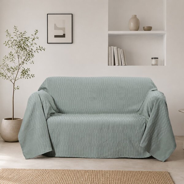 Ριχτάρι Καναπέ Τριθέσιου (180x320) Silk Fashion 25632 Sage Green