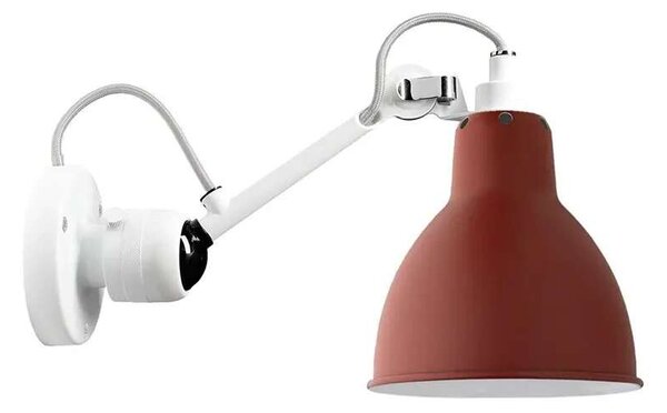 Lampe Gras - 304 Φωτιστικό τοίχου Λευκό/Κόκκινο (Όχι Διακόπτης) Lampe Gras