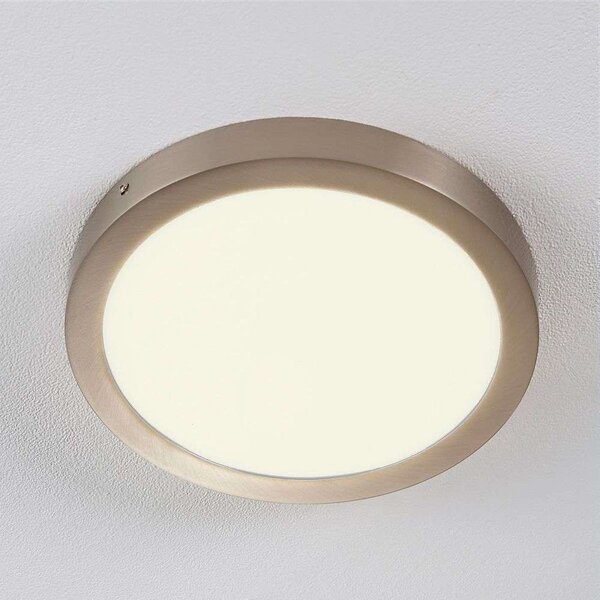 Lindby - Milea Round Φωτιστικό οροφής Satin Nickel Lindby