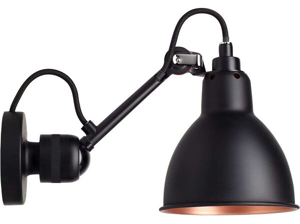 Lampe Gras - 304 Φωτιστικό τοίχου Μαύρο/Μαύρο/Χαλκός Lampe Gras