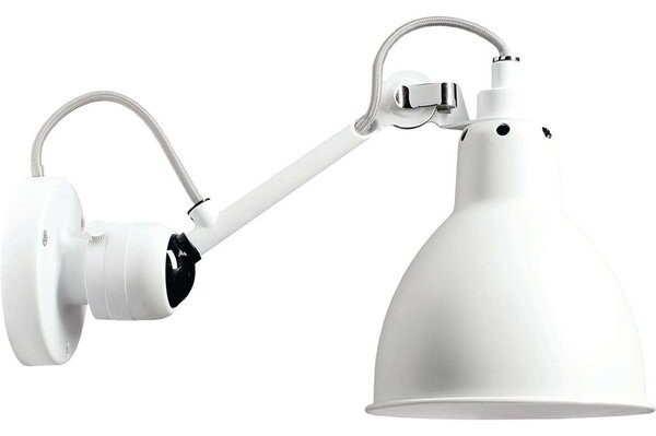 Lampe Gras - 304 Φωτιστικό τοίχου Λευκό/Λευκό (Όχι Διακόπτης) Lampe Gras