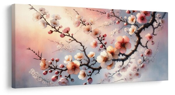 Πίνακας σε καμβά ανθισμένη κερασιά