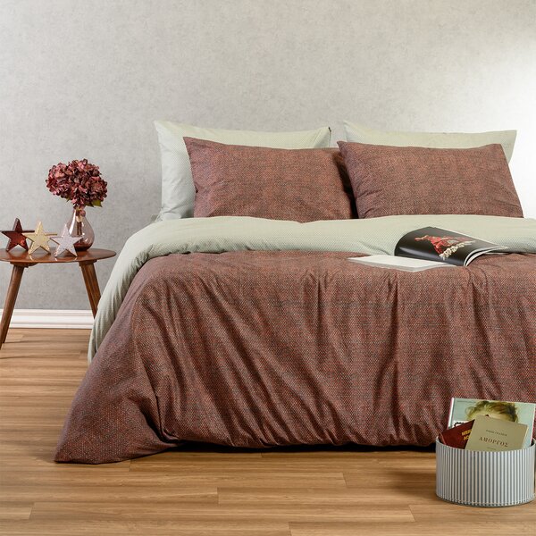 Σεντόνια King Size (Σετ) Melinen Ultra Line Luca Bordeaux