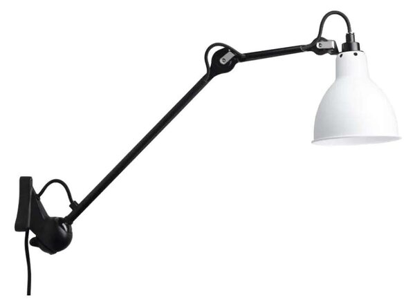 Lampe Gras - 222 Φωτιστικό τοίχου Μαύρο/Λευκό Lampe Gras