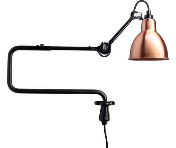 Lampe Gras - 303 Φωτιστικό τοίχου Μαύρο/Χαλκός Lampe Gras