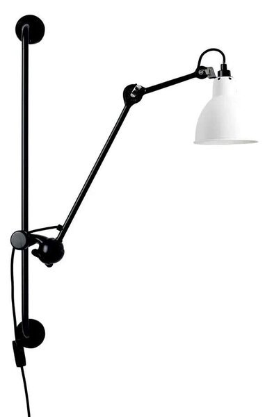 Lampe Gras - 210 Φωτιστικό τοίχου Μαύρο/Λευκό Lampe Gras